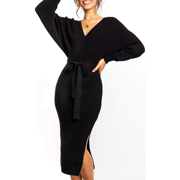 Forever 21 Dresses & Skirts - Surplice Sweater Dress